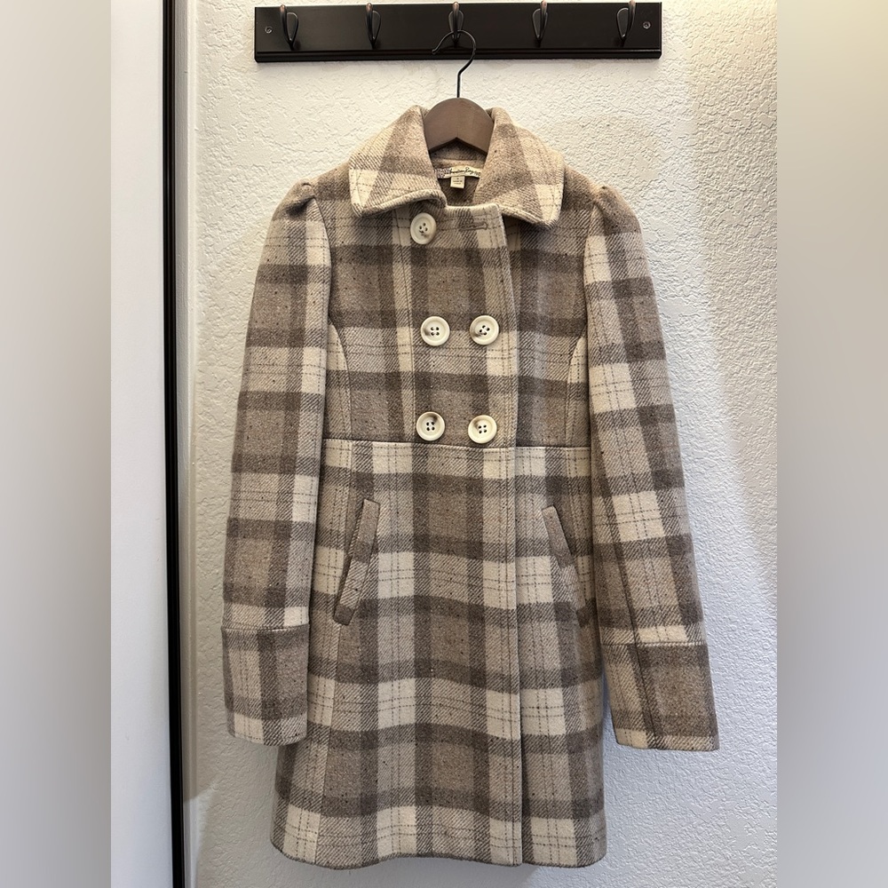 American Rag 1984 Heavyweight Tweed Coat Juniors Size Small